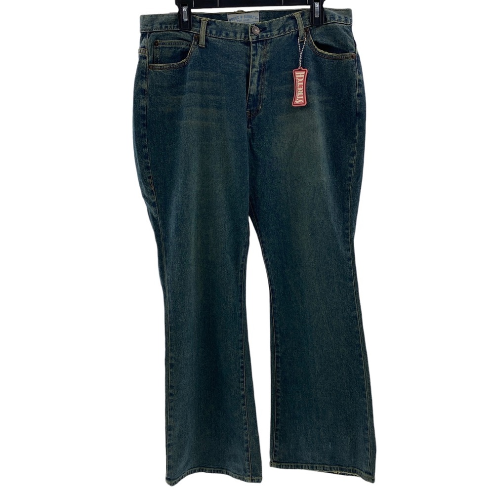 Steve & Barry’s Classic Dungarees Flare Jeans - 14 Short NWT
